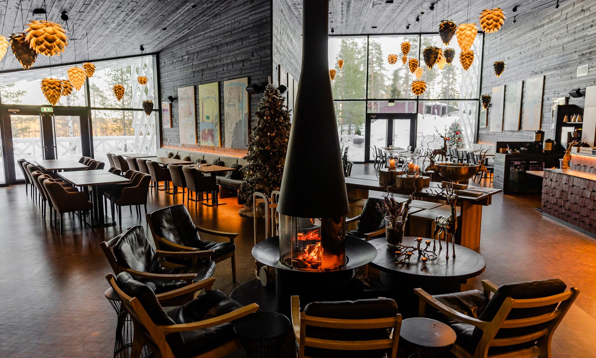 Rakas is an art and design restaurant in Rovaniemi.