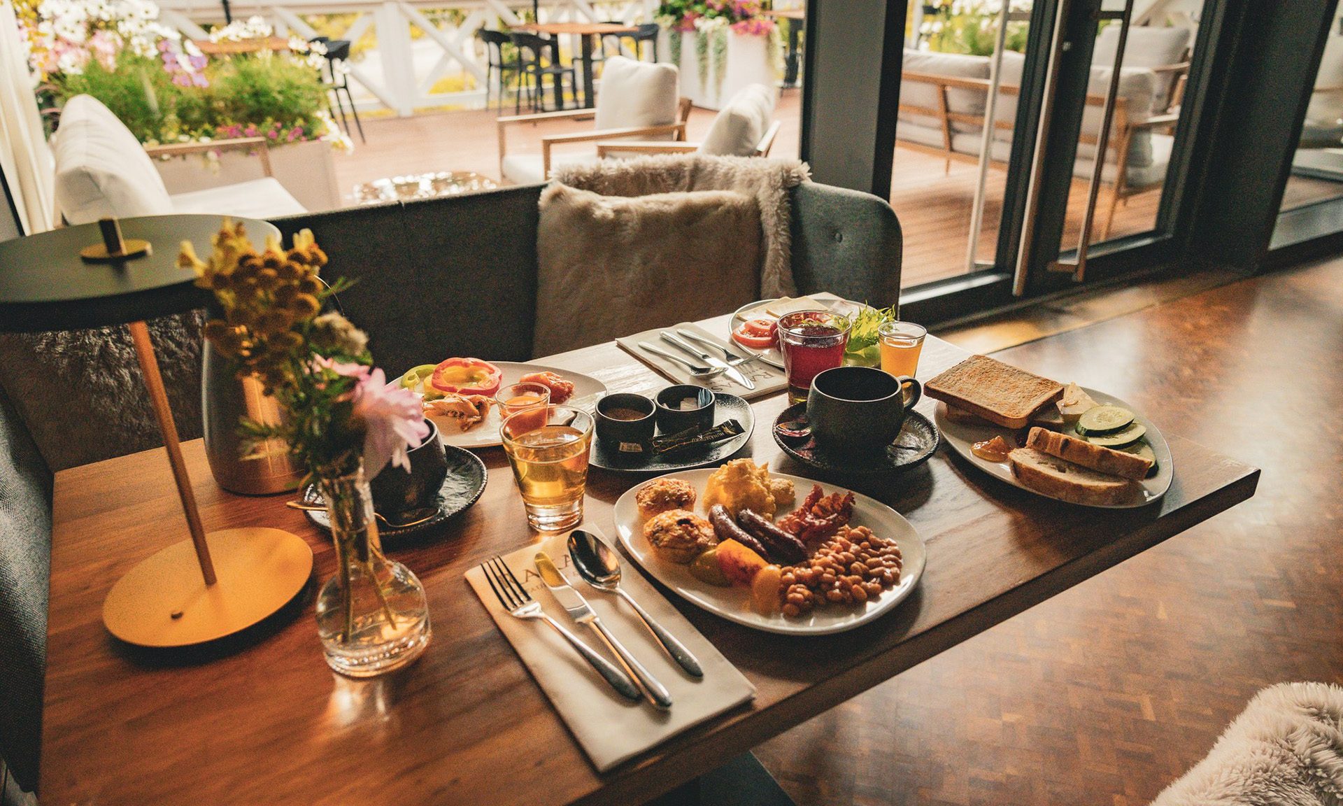 Enjoy rich breakfast in Rakas Restaurant in Rovaniemi, Finland.