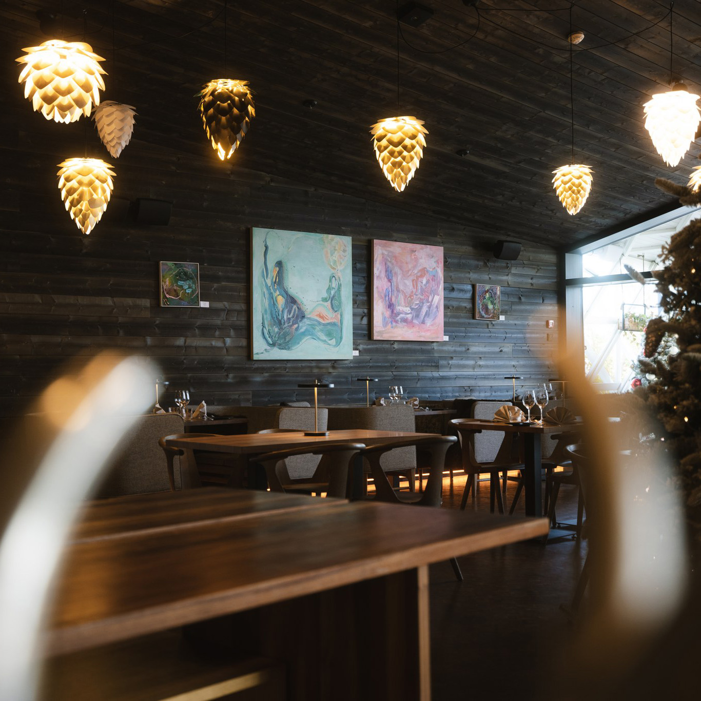 Rakas Restaurant is Art and Design restaurant in Rovaniemi, Lapland, Finland.